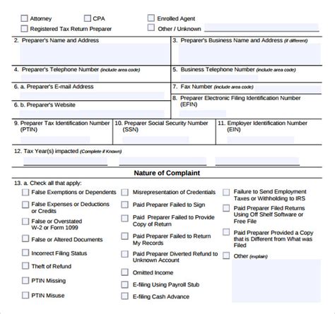 IRS Complaint Process .